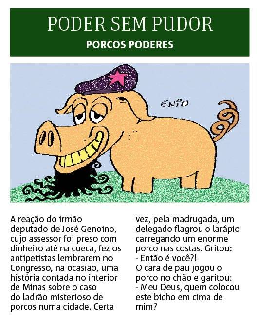 porcos poderes