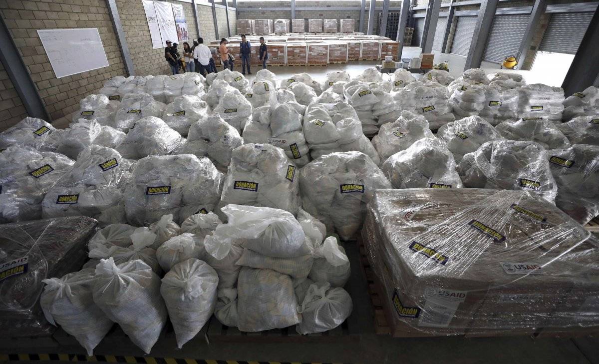 Ayuda humanitaria estadounidense para Venezuela