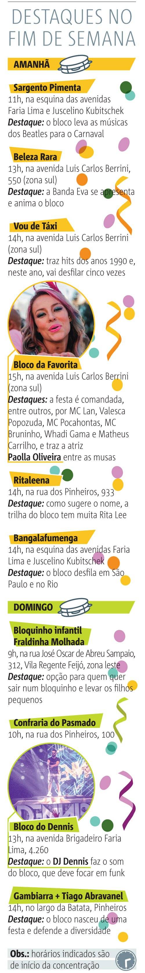 DESTAQUES CARNAVAL