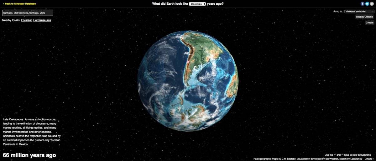 mapa Tierra