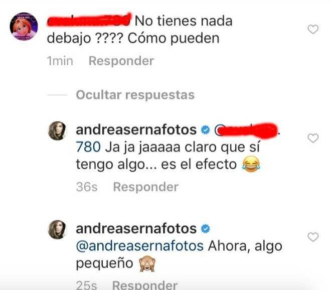 Respuesta de Andrea Serna