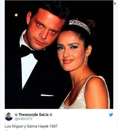 Salma Hayek y Luis Miguel