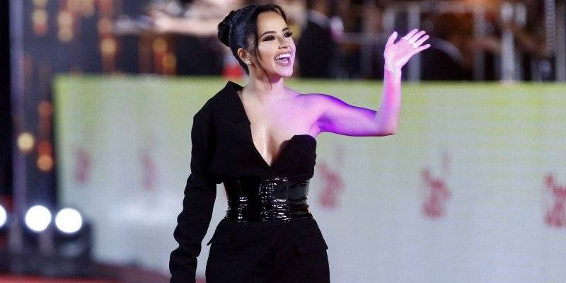 Bekcy G en la gala de Viña del Mar
