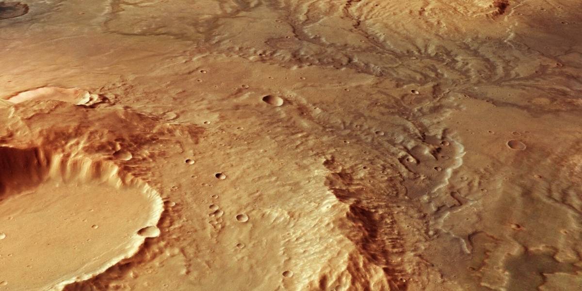 Imagen de la ESA demuestra que en Marte hubo más agua de la que pensábamos