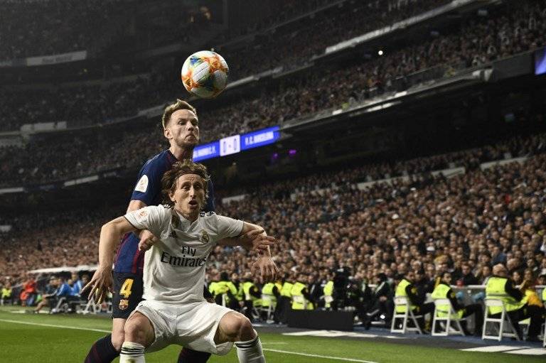 Los croatas Modric y Rakitic