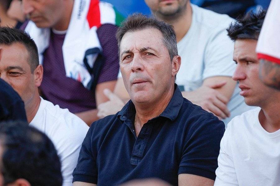 El DT de las U, Frank Kudelka, estuvo en San Carlos de Apoquindo viendo el Palestino-Talleres / Foto: Agencia UNO