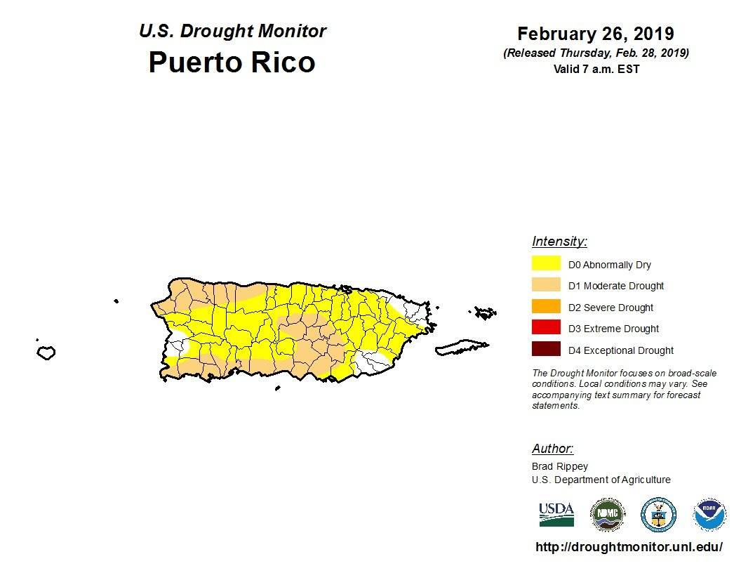 Sequía Puerto Rico