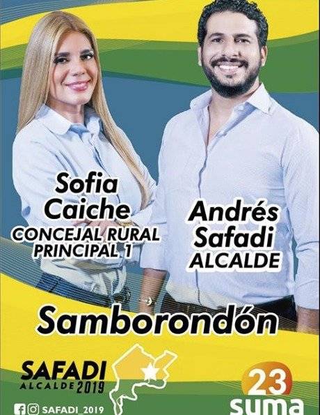 Sofía Caiche candidata a Concejala