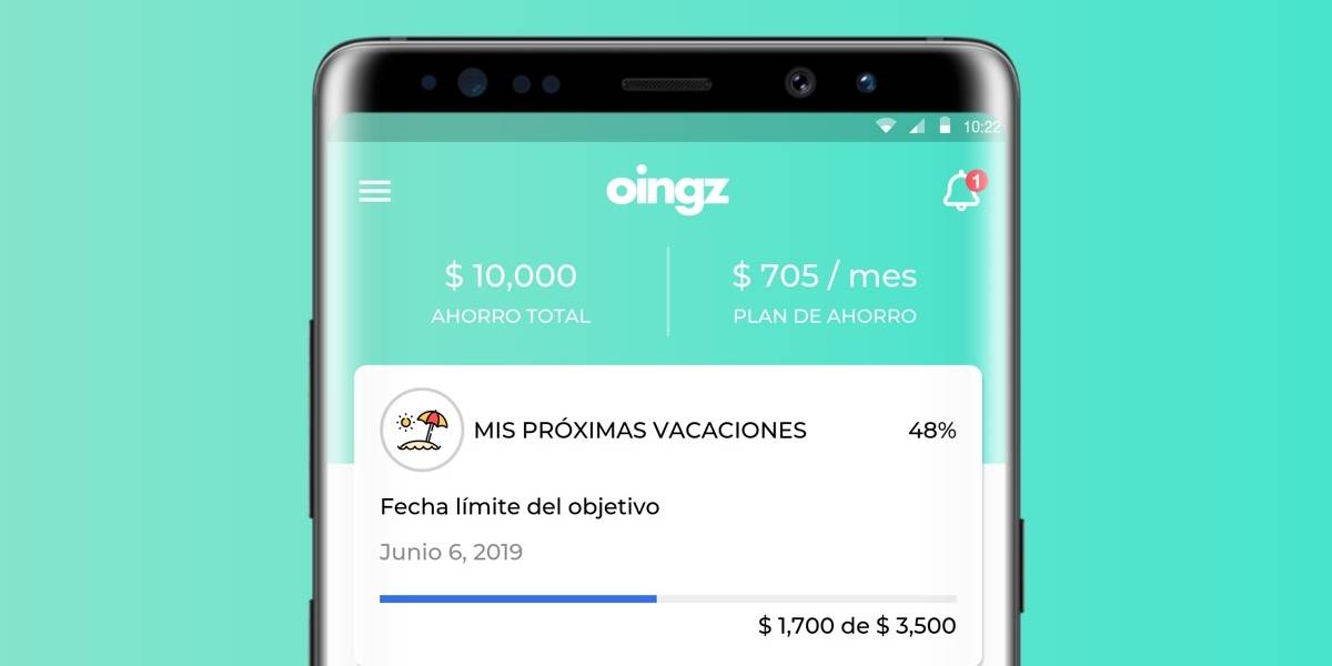 Oingz, la aplicación colombiana de ahorro que te ayuda a alcanzar tus objetivos