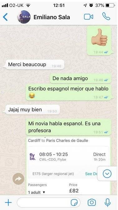 Conversación de Emiliano Sala