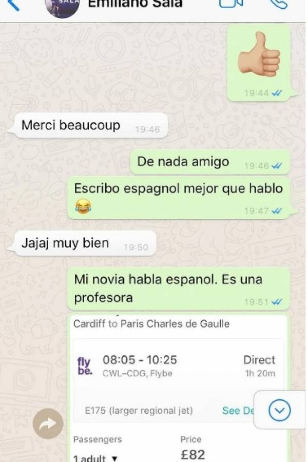 Conversación de Emiliano Sala