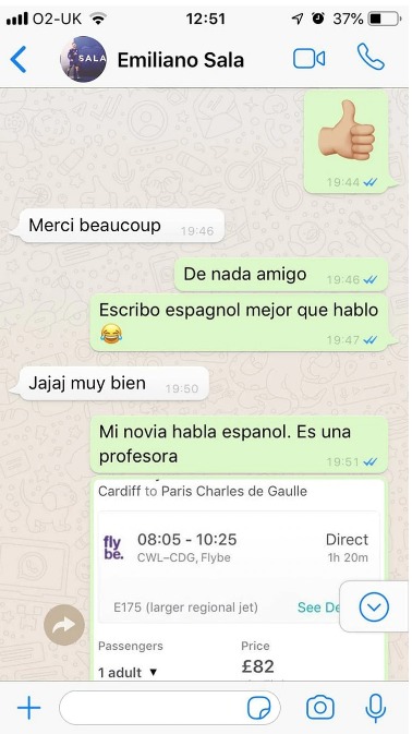 Conversación de Emiliano Sala