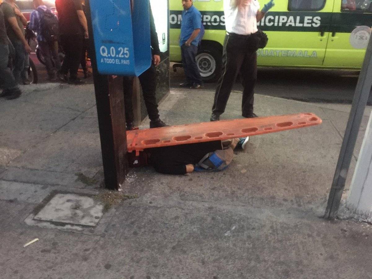 Ataque armado en la calzada San Juan