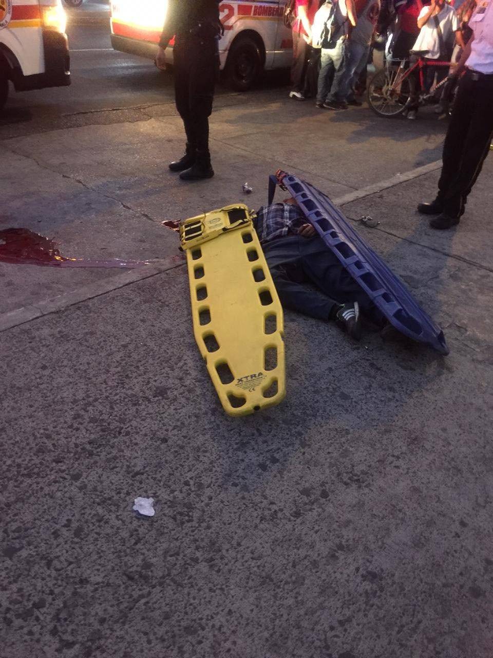 Ataque armado en la calzada San Juan