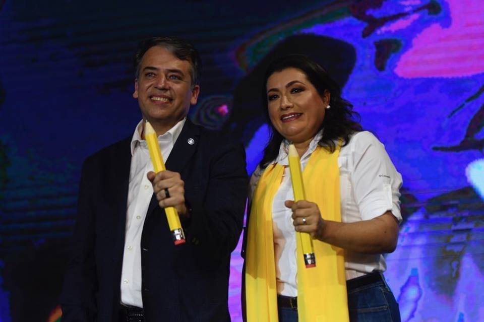 Edwin Escobar y Blanca Alfaro son el binomio presidencial de Prosperidad Ciudadana.