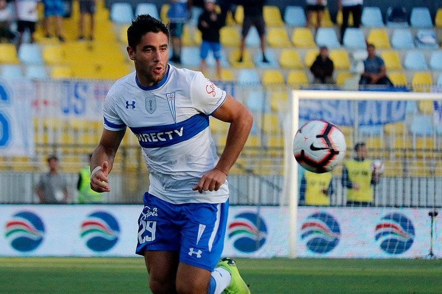 Stefano Magnasco trabajó como titular en la UC para el partido ante Libertad / Foto: Agencia UNO