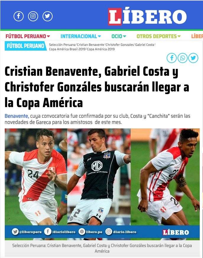 Líbero, diario peruano