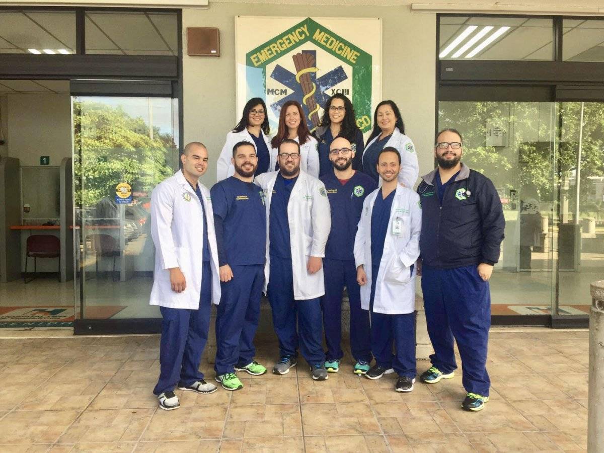 El 100 % de la clase graduanda 2018 del Departamento de Medicina de Emergencia, aprobó la certificación del American Board of Emergency Medicine. / Suministrada