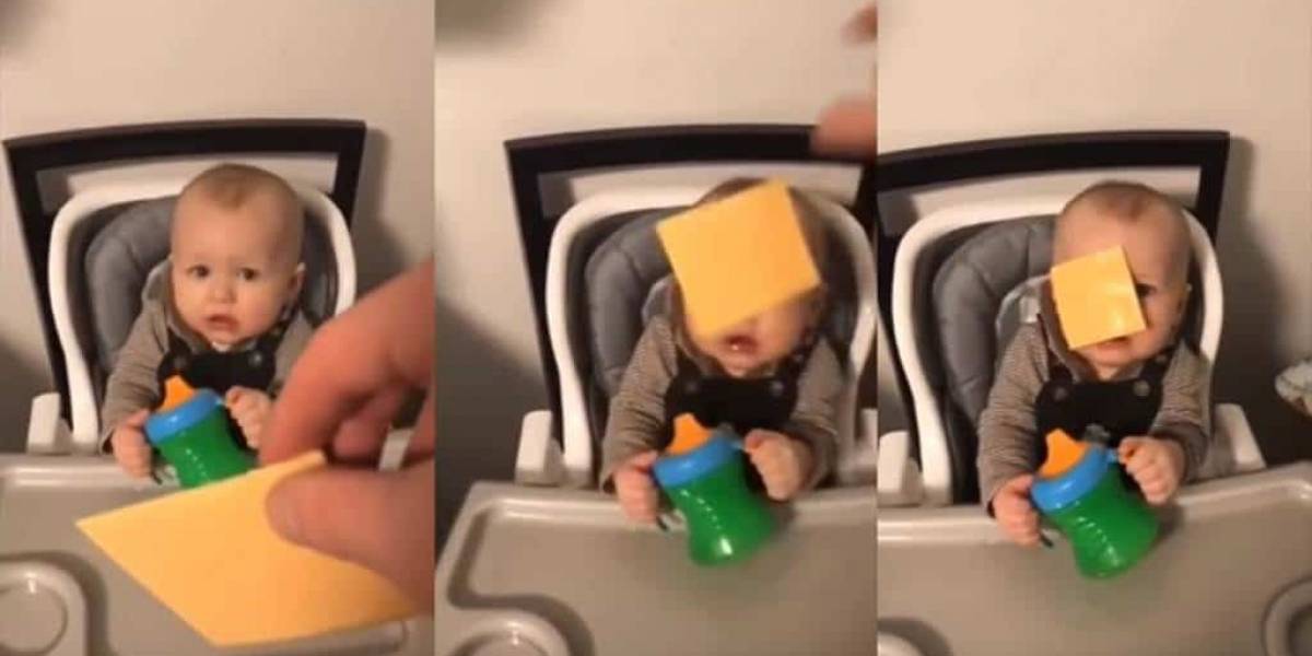 La gente está lanzándole quesos a bebés por un nuevo reto viral