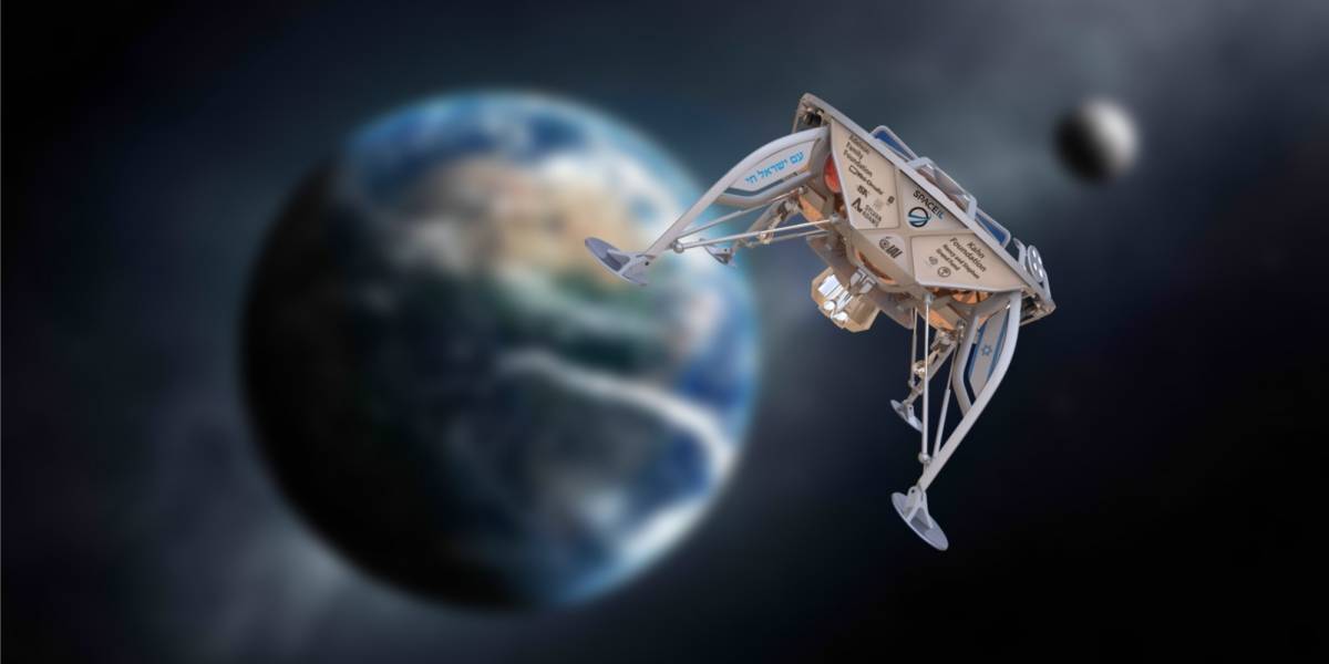 Nave espacial israelí manda foto desde la luna y es simplemente gloriosa