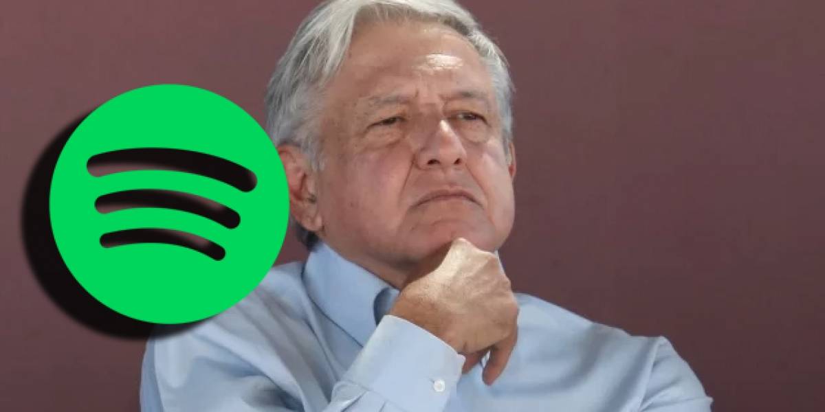 Ya puedes escuchar a AMLO en Spotify, porque así es México