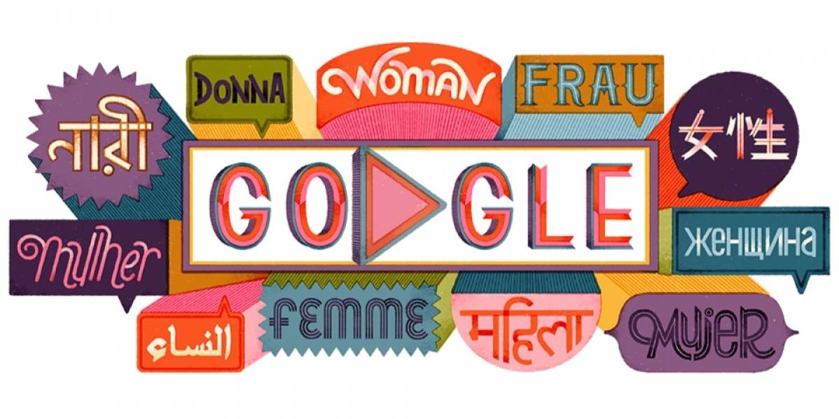 El doodle con que Google conmemora el Día Internacional de la Mujer