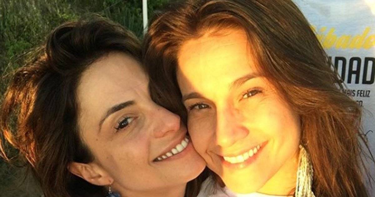 Fernanda Gentil e namorada