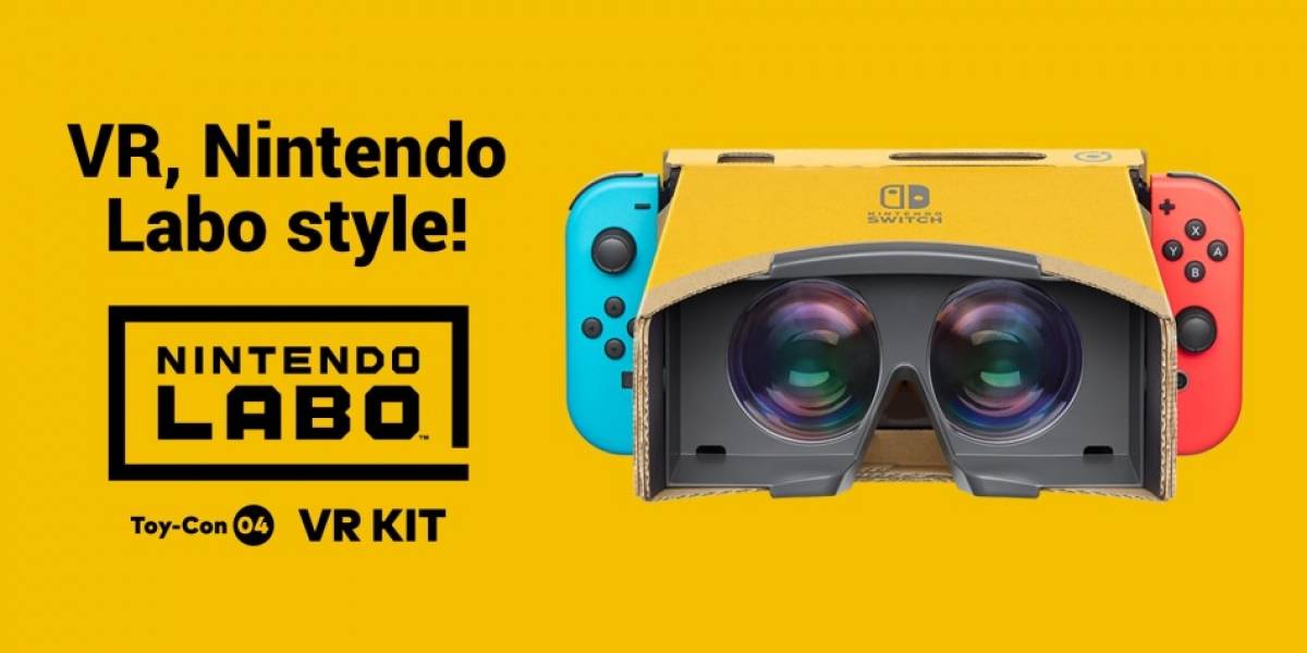 Nintendo quiere revivir el fracaso de Virtual Boy con el nuevo Labo VR