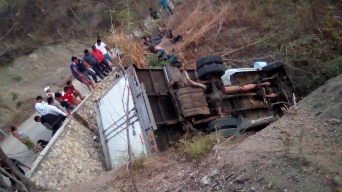 Migrantes murieron en accidente México