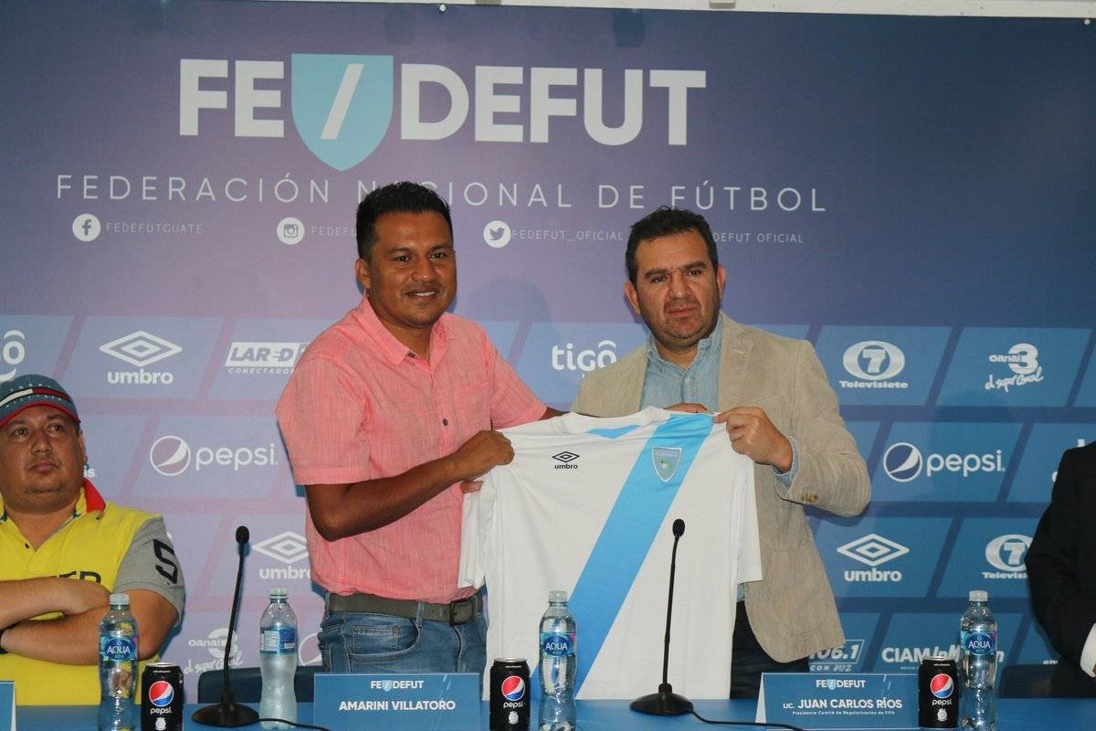 Presentación Amarini Villatoro técnico Selección Nacional
