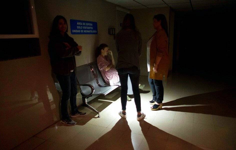 Corte de energía en Venezuela