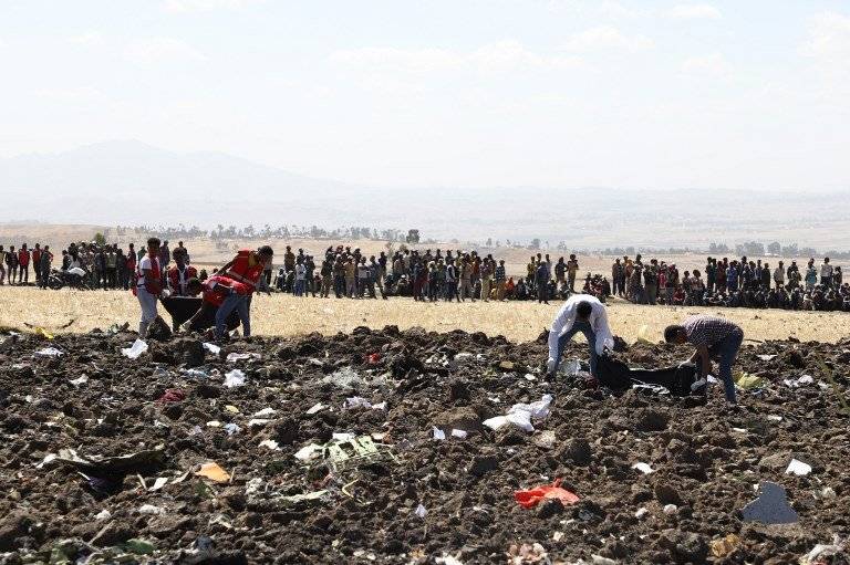 Accidente de avión en Etiopía