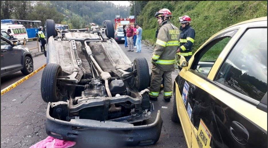 Accidente de tránsito sector La Tola