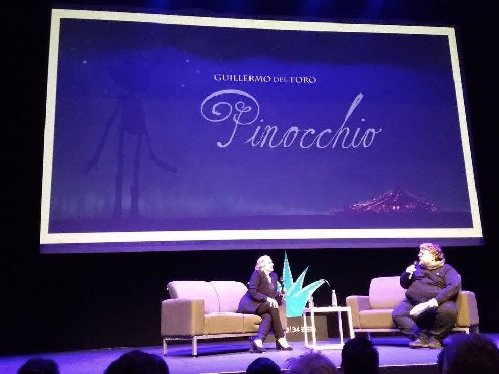 Guillermo del Toro en el estival Internacional de Cine de la ciudad de Guadalajara