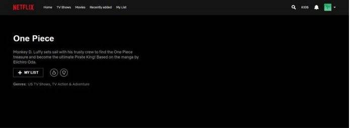 One Piece, Netflix