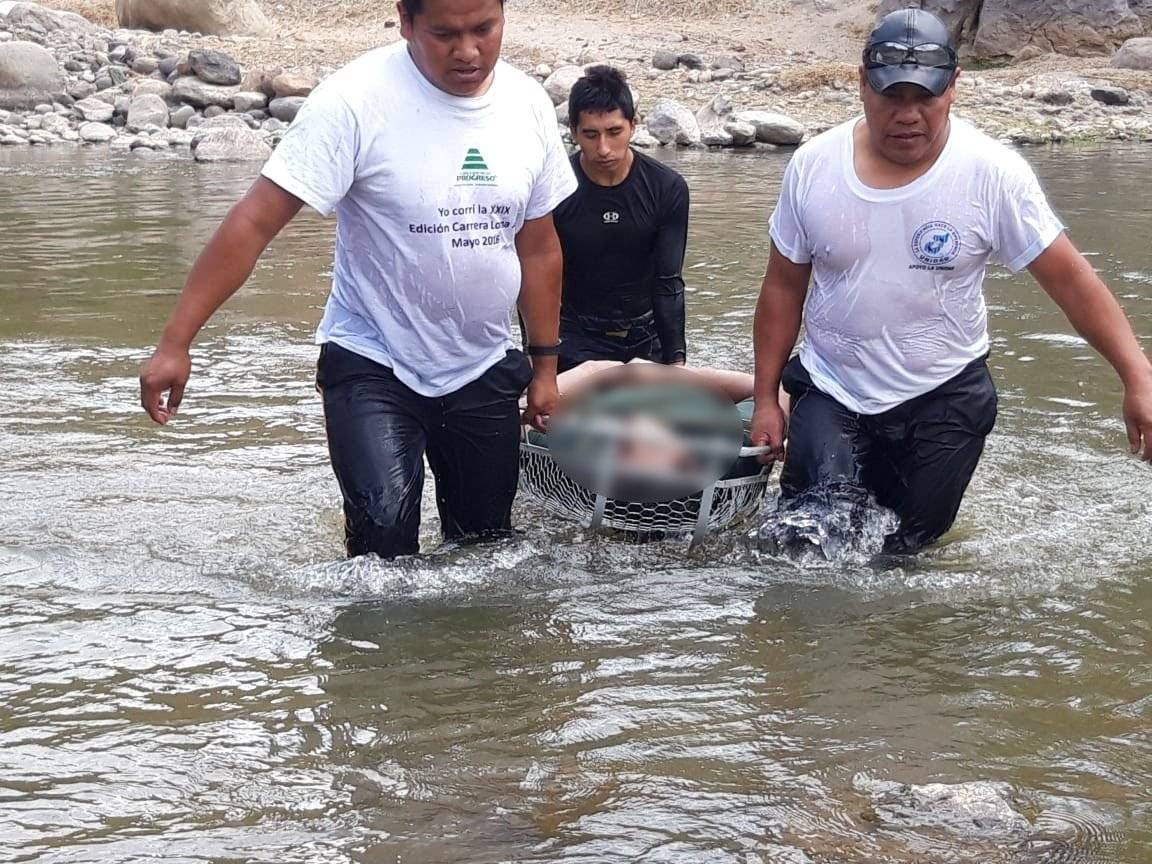 personas ahogadas en el río Motagua