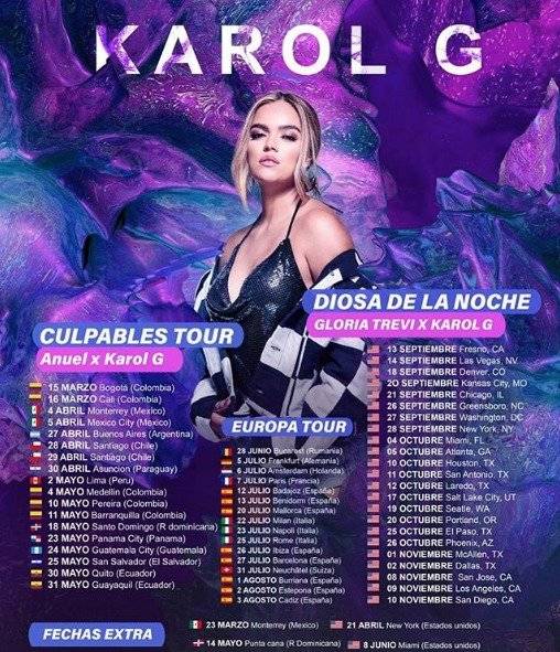 Karol G - Gira 2019