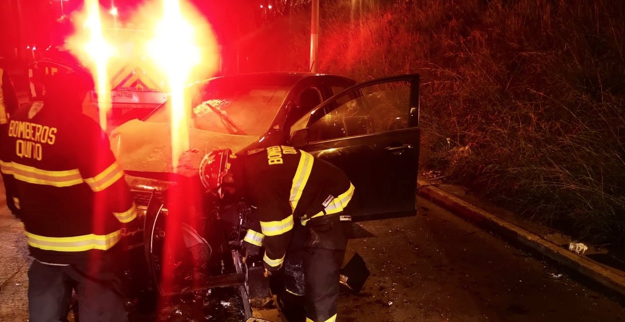 Accidente de tránsito en el sector La Y