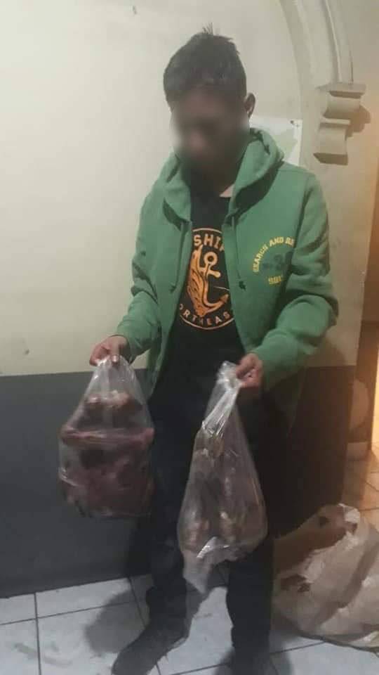 Capturado en Cobán cuando llevaba carne de perro para venderla