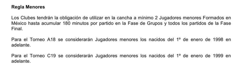Reglamento Copa MX
