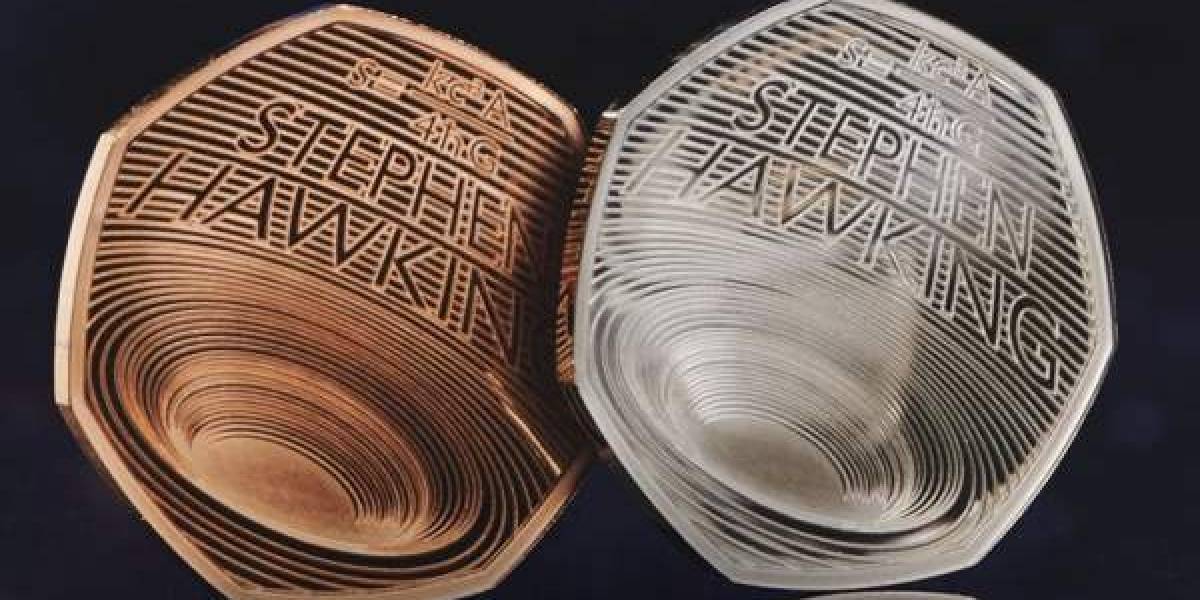 Moneda en honor a Stephen Hawking en el Reino Unido fue víctima de una "broma"