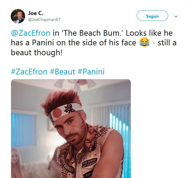 Look de Zac Efron que generó memes Look de Zac Efron que generó memes