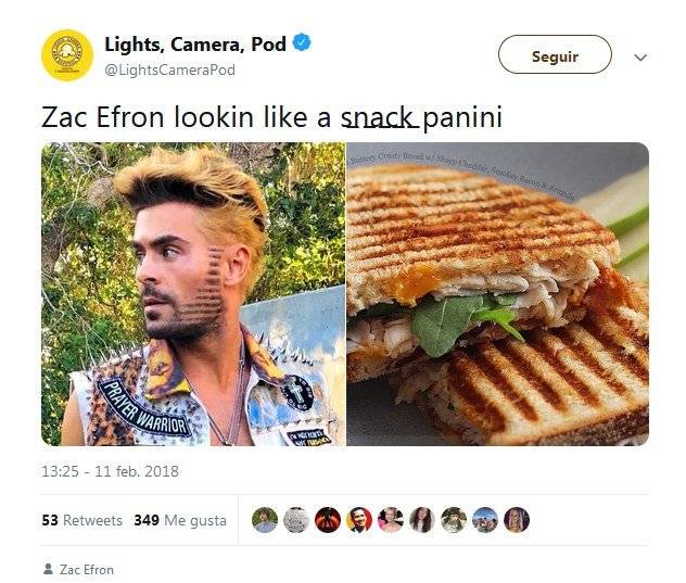 Look de Zac Efron que generó memes