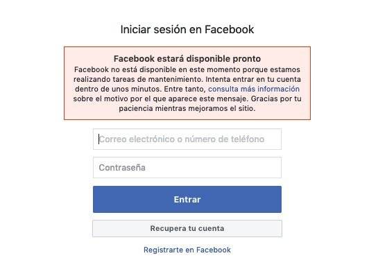 Se cayó Facebook