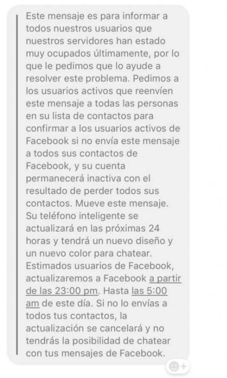 Cadena whatsaap