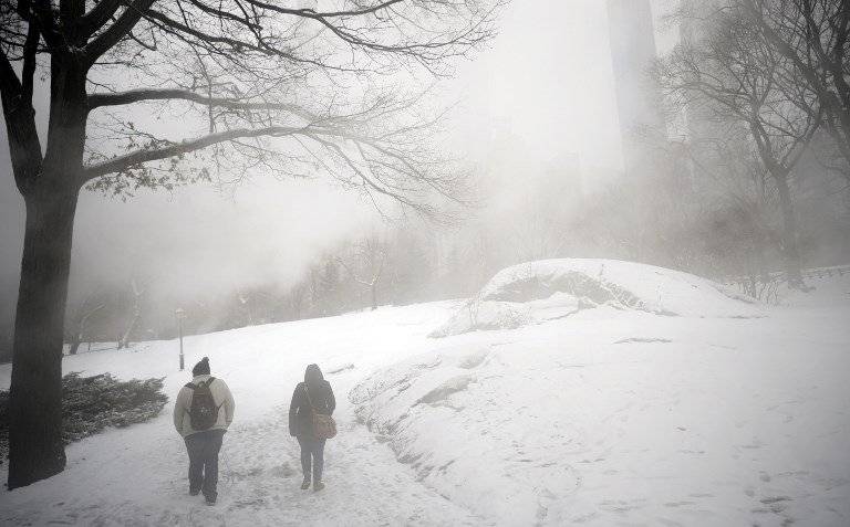 Nevadas en Estados Unidos