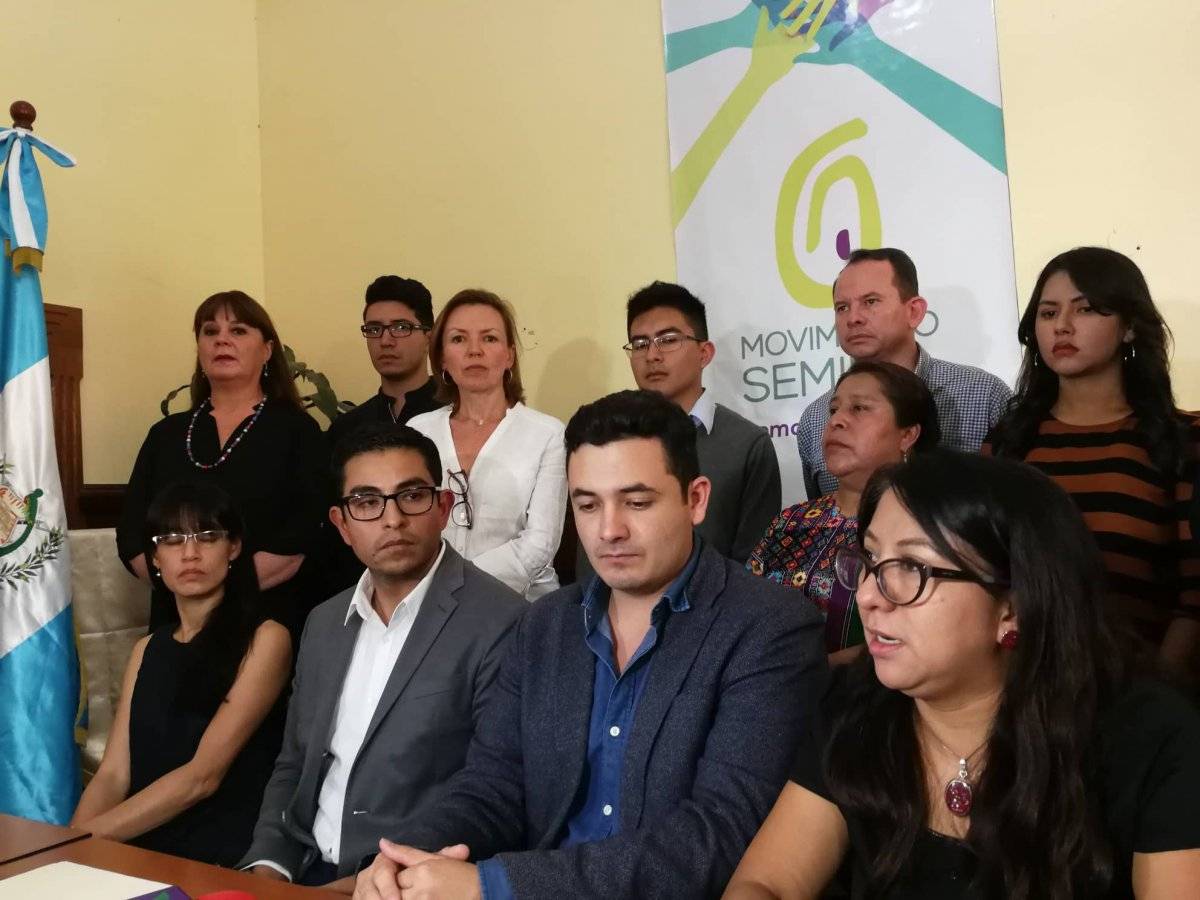 Movimiento Semilla señala acciones del "pacto de corruptos"