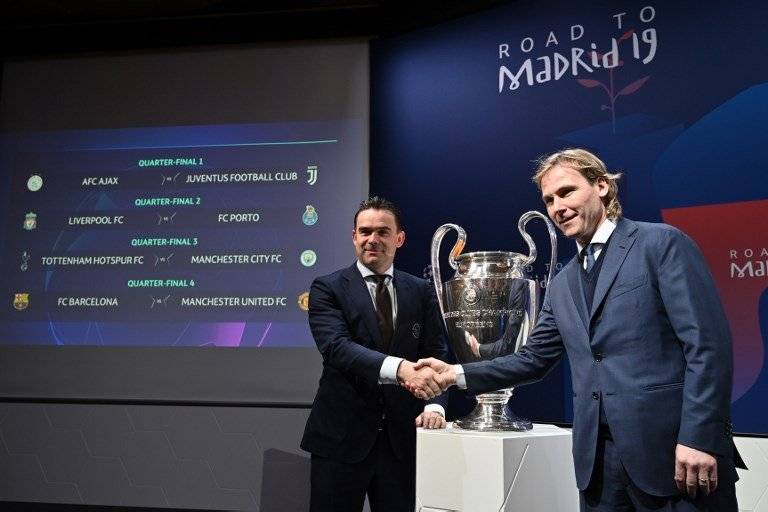 Sorteo de los cuartos de final de la Champions