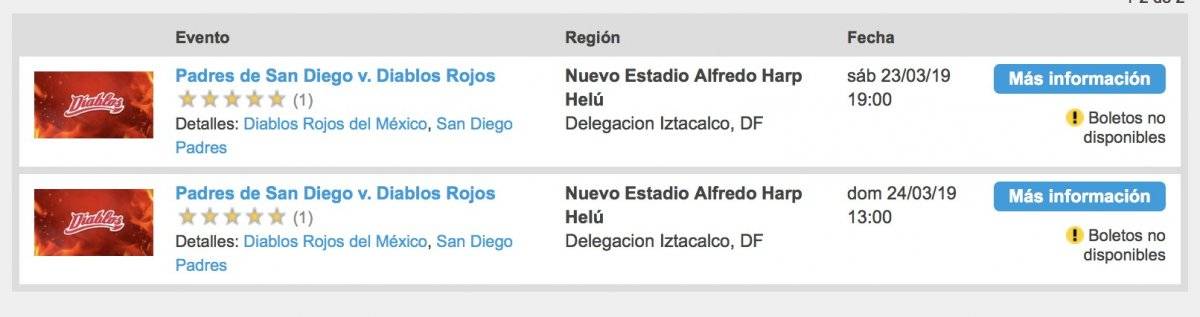 Agotados los boletos para inauguración del estadio de Diablos Rojos