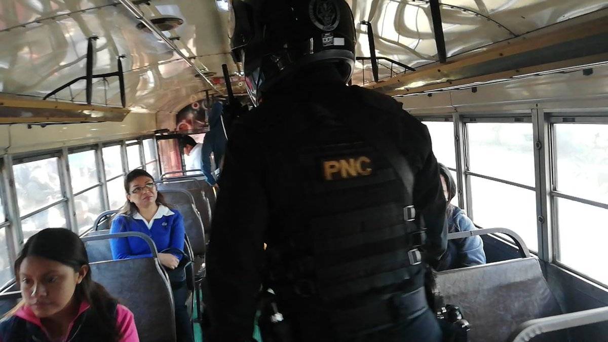 PNC realiza operativos de seguridad ciudadana en la capital